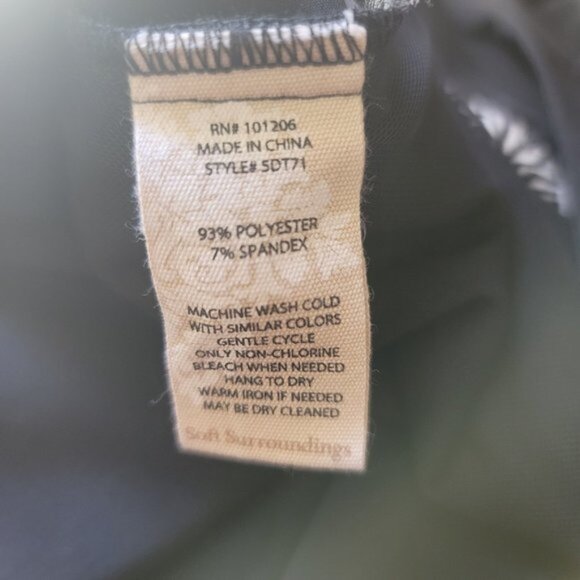 Soft Surroundings Go Lively Flare Slit Hem Pull On Pants - Picture 15 of 15